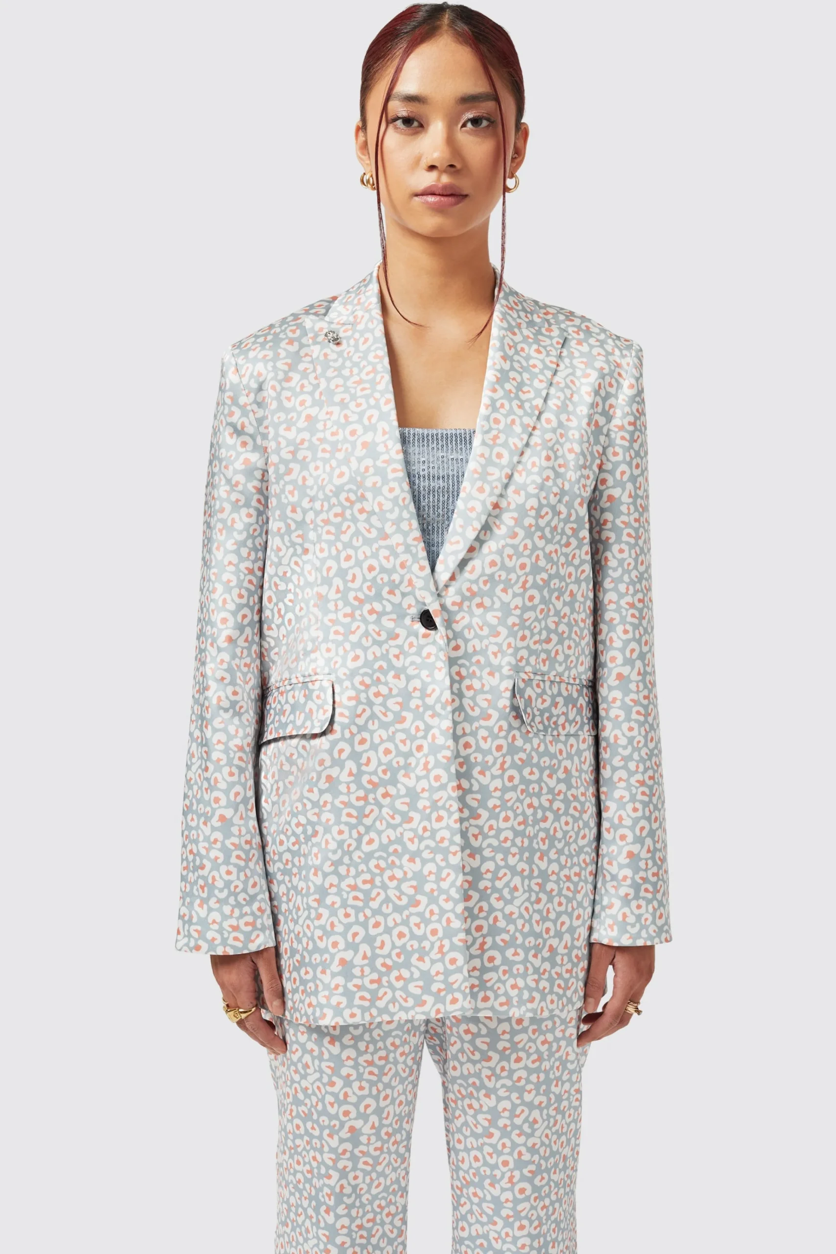 Woman|Twisted Tailor Amarantha Slim Fit Blue Jacket