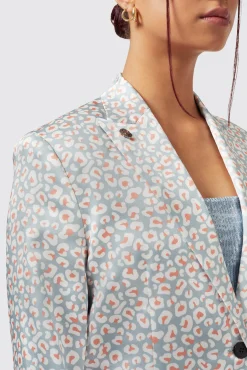 Woman|Twisted Tailor Amarantha Slim Fit Blue Jacket
