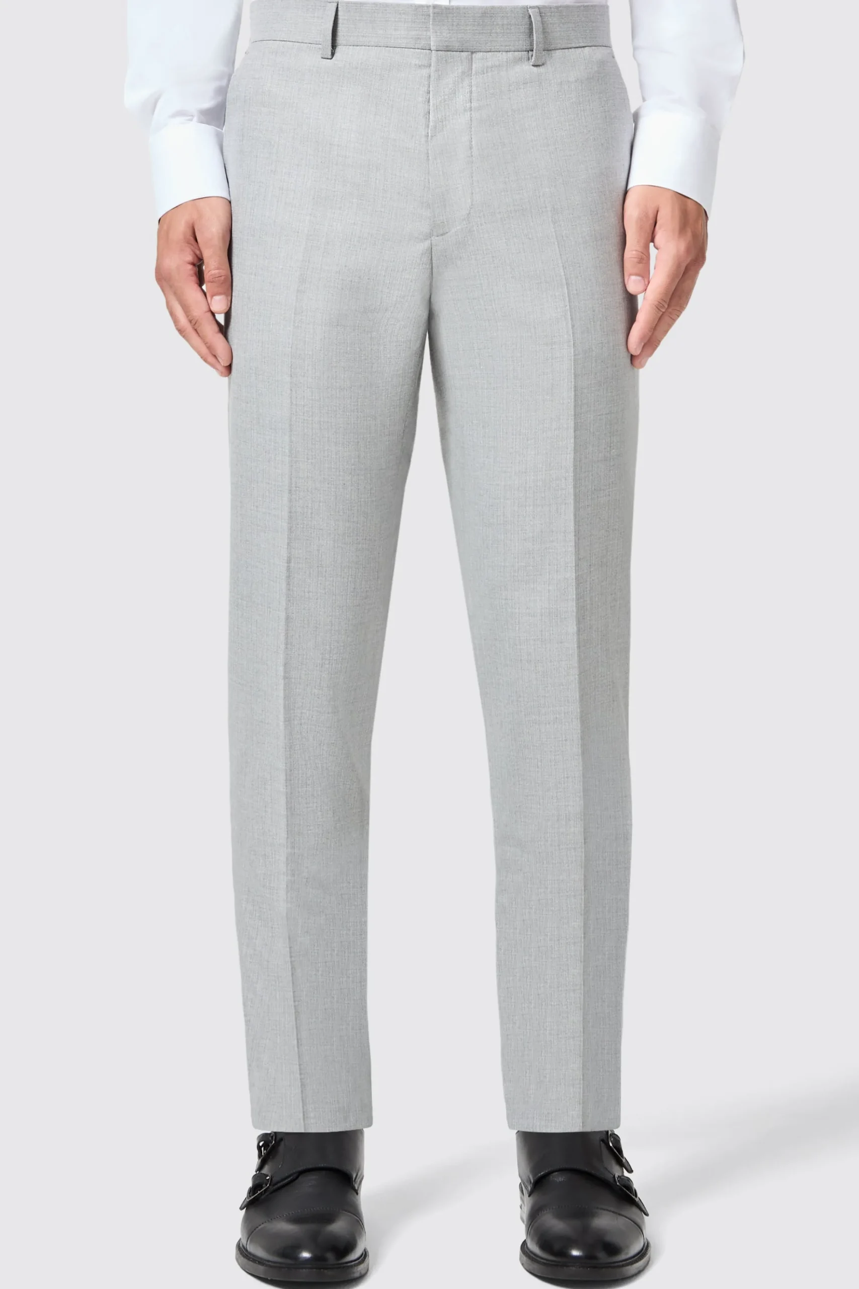 Trousers·Casual Trousers|Trousers·Work Trousers|Twisted Tailor Atkinson Slim Fit Grey Trousers