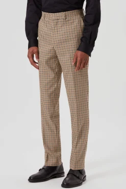 Style·Check Suits|Style·2 Piece Suits|Twisted Tailor Blythe Slim Fit Beige Check Suit