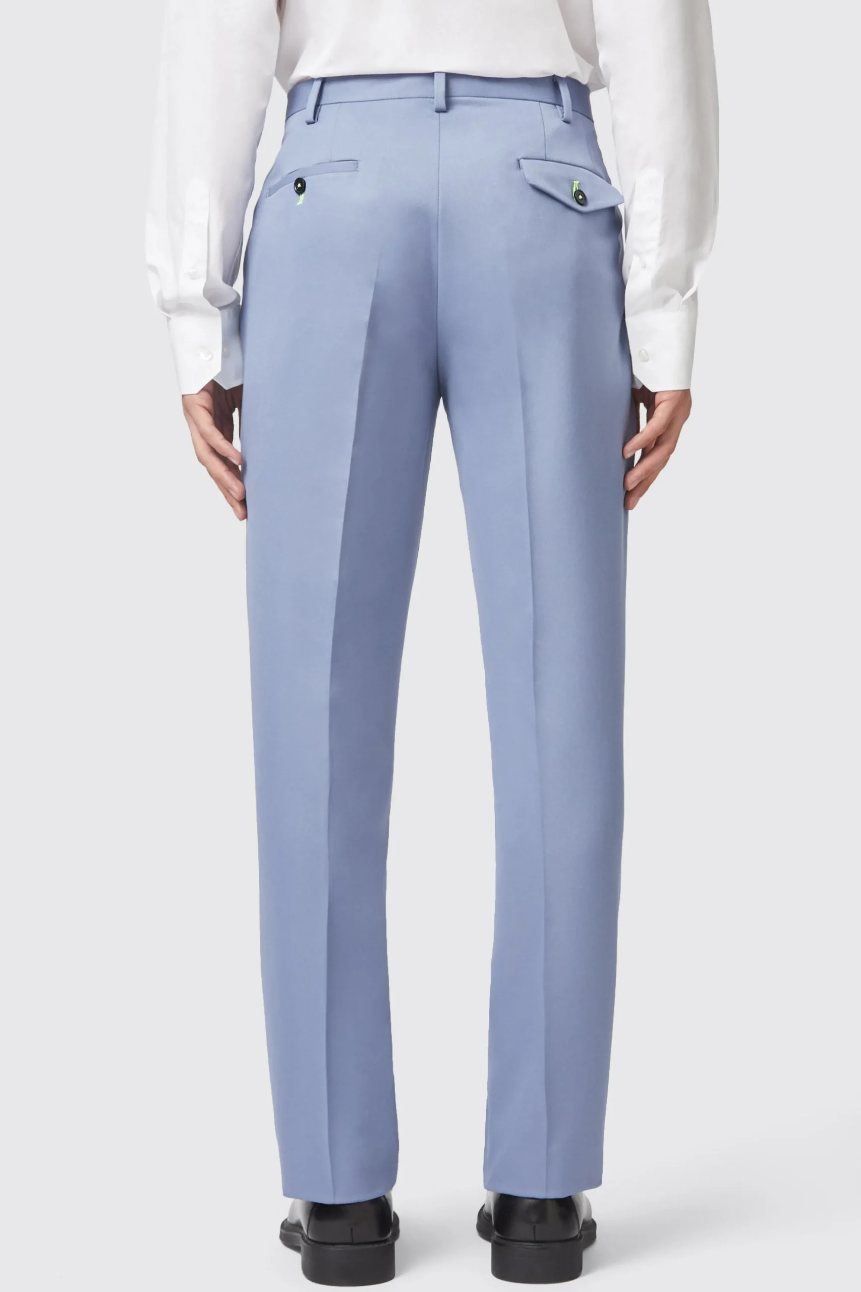 Trousers·Casual Trousers|Trousers·Party Trousers|Twisted Tailor Buscot Slim Fit Blue Trousers
