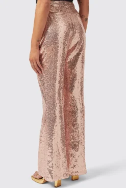 Woman|Twisted Tailor Caladium Slim Fit Pink Sequin Suit