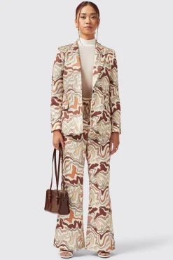 Woman|Twisted Tailor Calthia Slim Fit Neutral Trouser