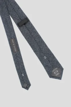 Suit Accessories·Ties|Twisted Tailor Darius Blue Prince Of Wales Check Tie