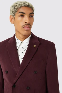 Style·Cord Suits|Twisted Tailor Dunmore Wine Cord Suit TT X AM