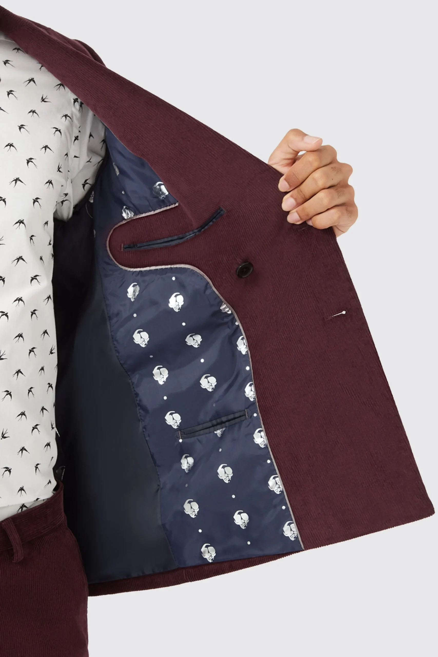 Style·Cord Suits|Twisted Tailor Dunmore Wine Cord Suit TT X AM