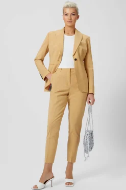 Woman|Twisted Tailor Eliza Skinny Fit Yellow Jacket