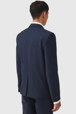 Jackets·Work Jackets|Twisted Tailor Ellroy Skinny Fit New Navy Jacket