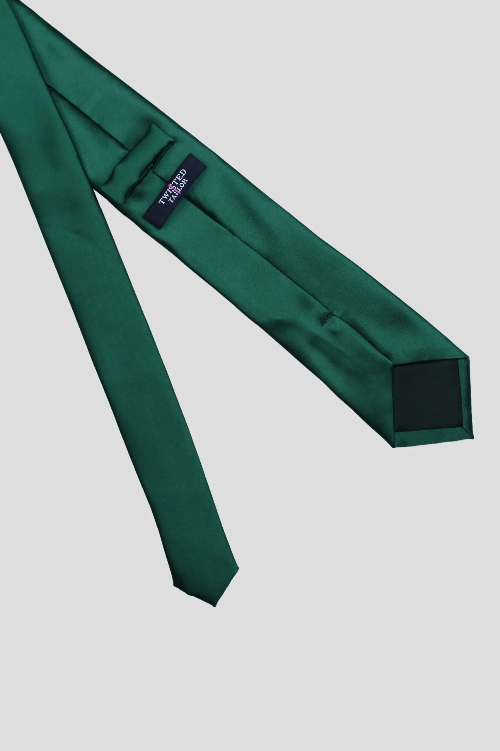 Suit Accessories·Ties|Twisted Tailor Ellroy Tie Forest Green