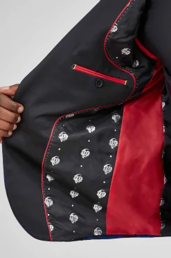 Jackets·Floral Jackets|Jackets·Party Jackets|Twisted Tailor Ersat Skinny Fit Blue Floral Tuxedo Jacket
