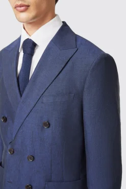 Occasion·Wedding Suits|Twisted Tailor Fairmont Slim Fit White Double Breasted Linen Suit