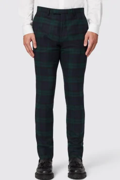 Style·Tartan Suits|Style·3 Piece Suits|Twisted Tailor Ginger Skinny Fit Green Tartan Suit