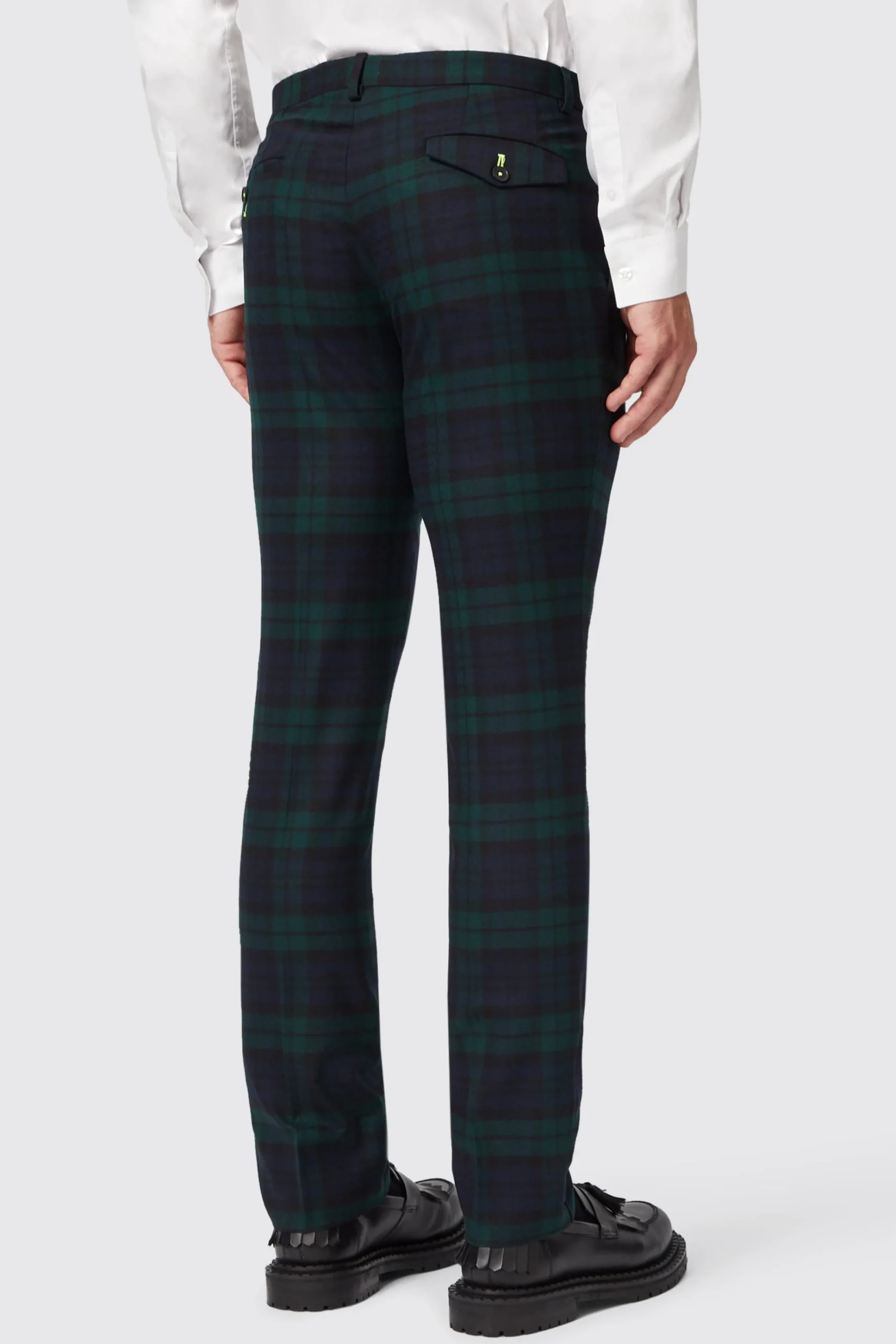 Style·Tartan Suits|Style·3 Piece Suits|Twisted Tailor Ginger Skinny Fit Green Tartan Suit