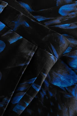 Jackets·Floral Jackets|Twisted Tailor Heron Slim Fit Blue Floral Cotton Jacket