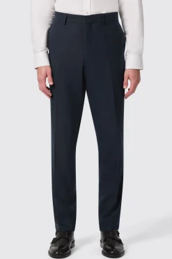 Trousers·Casual Trousers|Trousers·Work Trousers|Twisted Tailor Hodge Slim Fit Navy Pinstripe Trousers