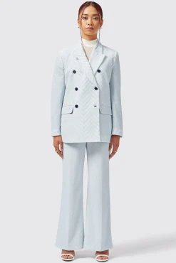 Woman|Twisted Tailor Iris Slim Fit Blue Suit