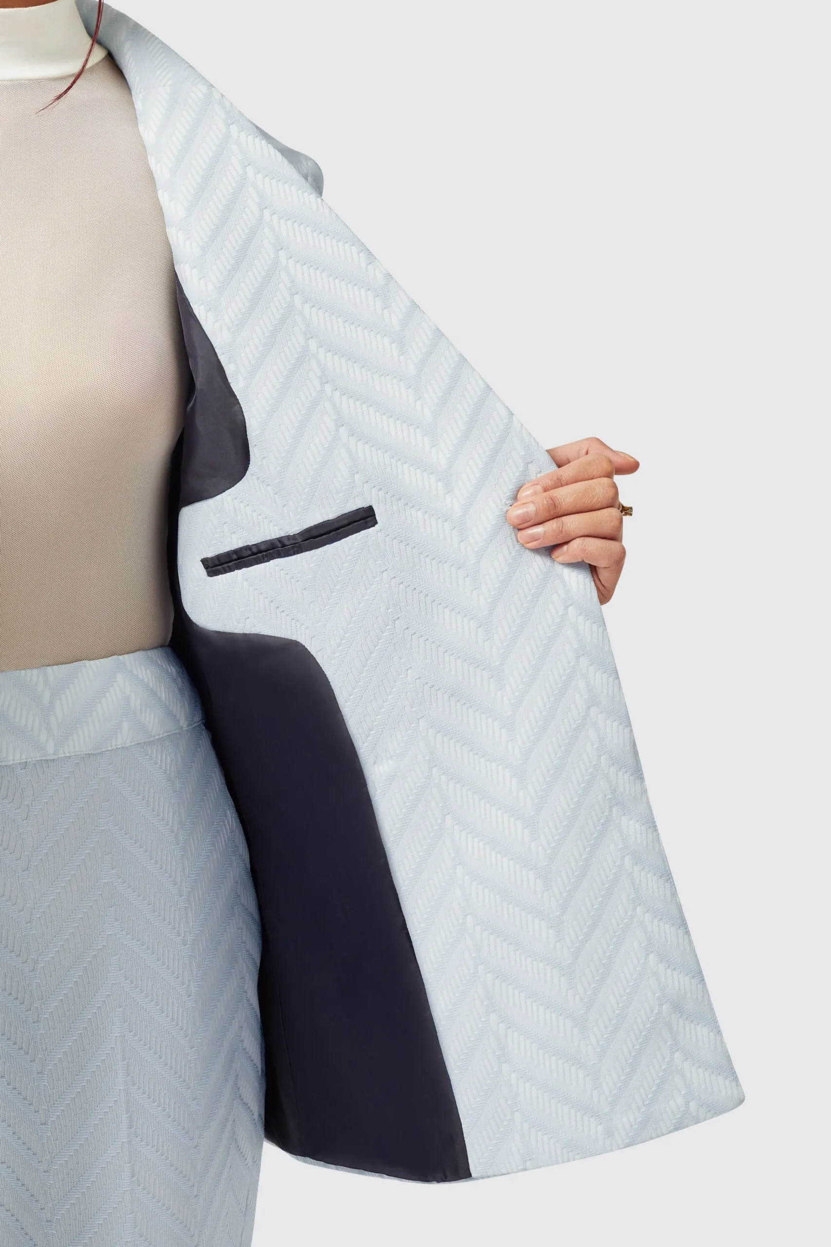 Woman|Twisted Tailor Iris Slim Fit Blue Suit
