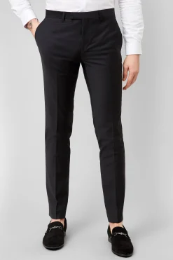 Style·Plain Suits|Style·3 Piece Suits|Twisted Tailor Kingdon Skinny Fit Black Dinner Suit