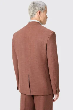 Unisex|Style·Double Breasted Suits|Twisted Tailor Lisandro Double Breasted Brown Cotton Suit