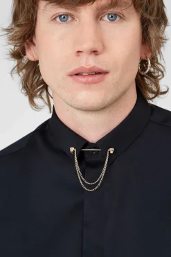 Occasion·Formal Shirts|Occasion·Party Shirts|Twisted Tailor Lynton Skinny Fit Black Shirt