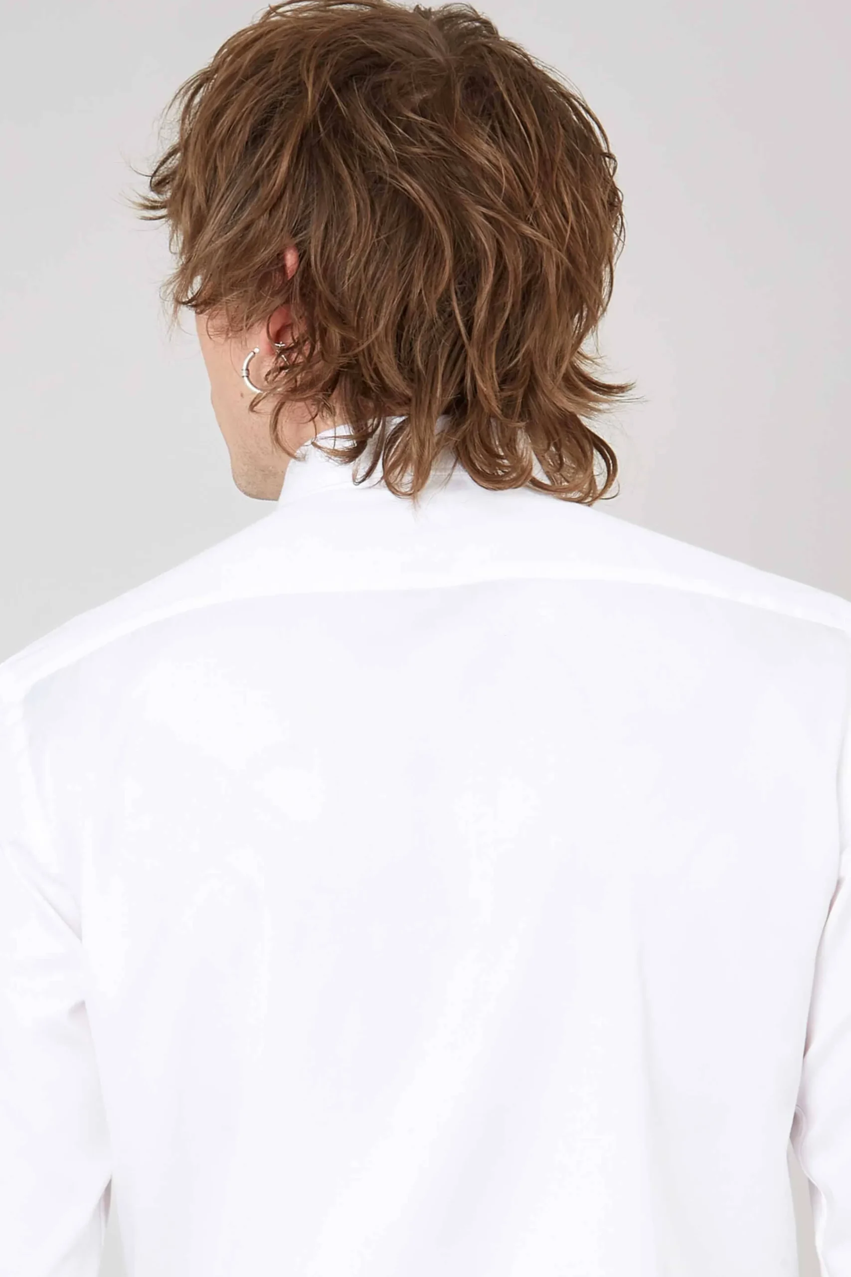 Style·Plain Shirts|Occasion·Formal Shirts|Twisted Tailor Lynton Skinny Fit White Collar Bar Cotton Shirt