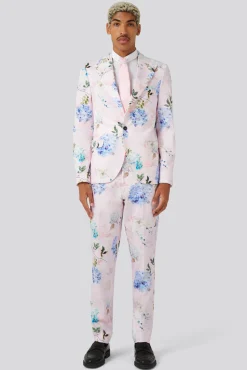 Jackets·Floral Jackets|Twisted Tailor Pickhurst Slim Fit Pink Floral Cotton Jacket