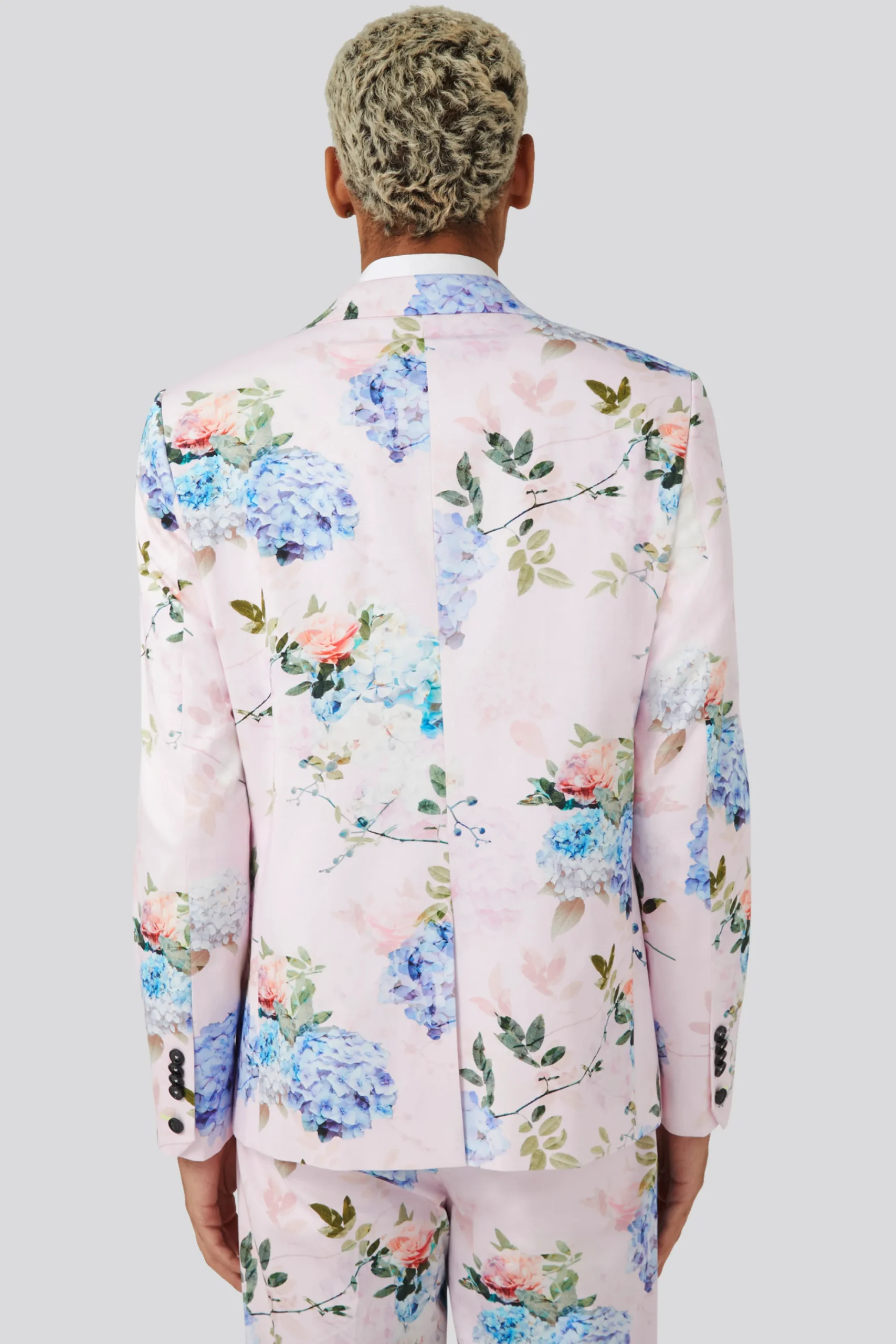 Style·Floral Suits|Style·Bold Prints|Twisted Tailor Pickhurst Slim Fit Pink Floral Cotton Suit