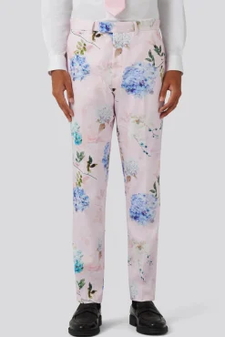 Style·Floral Suits|Style·Bold Prints|Twisted Tailor Pickhurst Slim Fit Pink Floral Cotton Suit