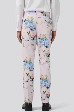 Style·Floral Suits|Style·Bold Prints|Twisted Tailor Pickhurst Slim Fit Pink Floral Cotton Suit
