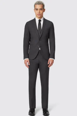 Jackets·Work Jackets|Twisted Tailor Priory Skinny Fit Suit Charcoal Jacket