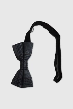 Suit Accessories·Bow Ties|Occasion·Party Suits|Twisted Tailor Sacred Blue Check Bow Tie