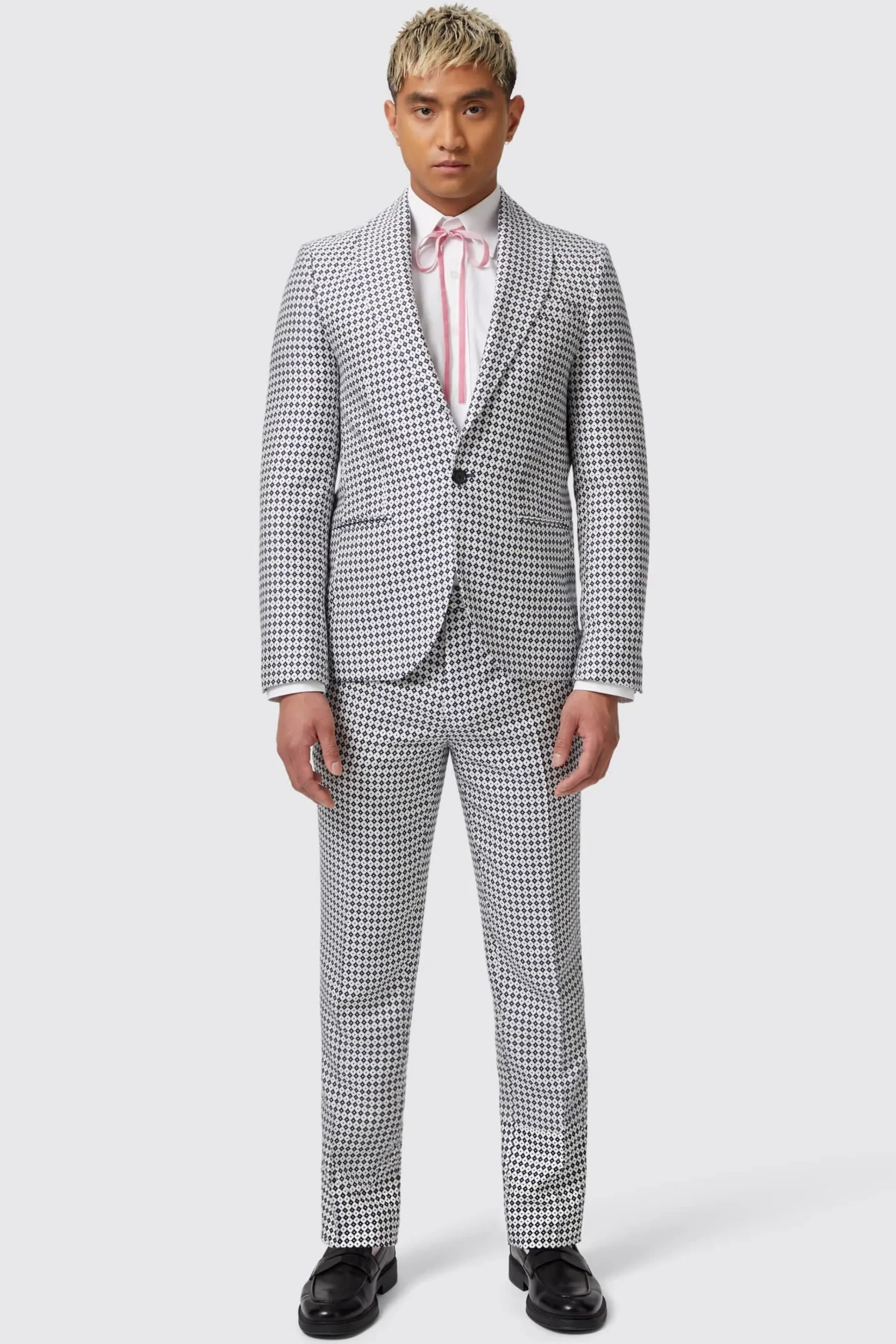 Jackets·Casual Jackets|Twisted Tailor Siorek Slim Fit Navy Jacquard Jacket