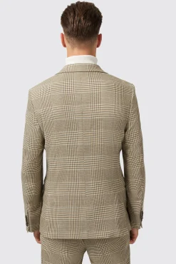 Style·Check Suits|Style·2 Piece Suits|Twisted Tailor Strauss Slim Fit Neutral Check Suit
