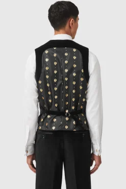 Style·3 Piece Suits|Style·Tuxedos|Twisted Tailor Sylvester Skinny Fit Black Velvet Tuxedo Suit