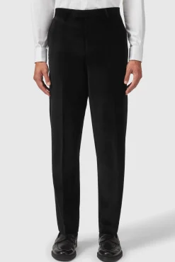 Style·3 Piece Suits|Style·Tuxedos|Twisted Tailor Sylvester Skinny Fit Black Velvet Tuxedo Suit