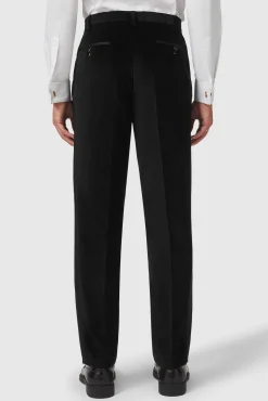Style·3 Piece Suits|Style·Tuxedos|Twisted Tailor Sylvester Skinny Fit Black Velvet Tuxedo Suit