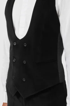 Style·3 Piece Suits|Style·Tuxedos|Twisted Tailor Sylvester Skinny Fit Black Velvet Tuxedo Suit