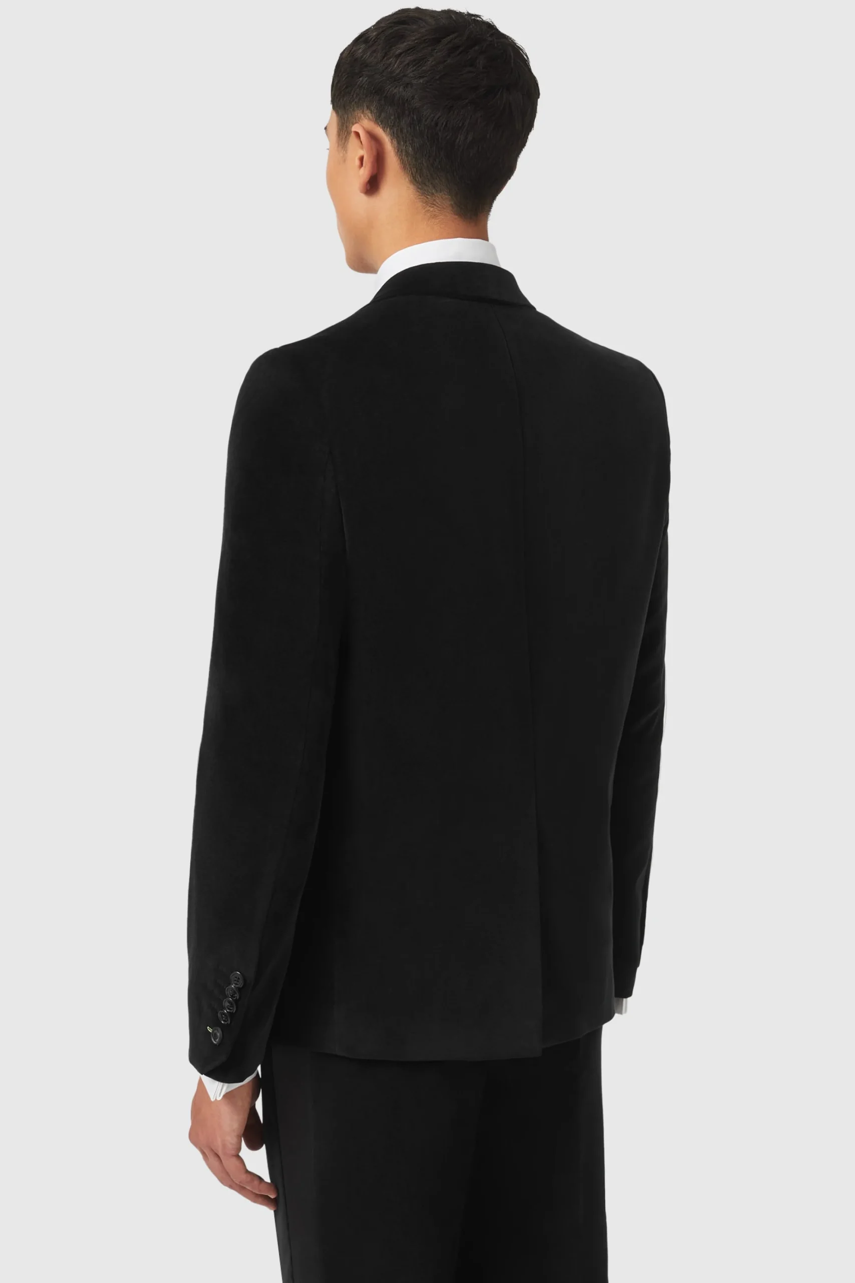 Jackets·Party Jackets|Twisted Tailor Sylvester Skinny Fit Black Velvet Tuxedo Jacket